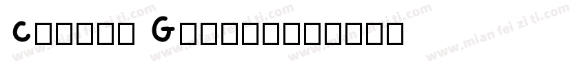 Custom Gothic字体转换